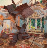 Павловск. Kабинет-фонарь после разрушения дворца немцами