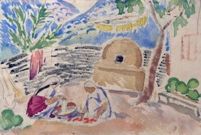 Во дворике сакли