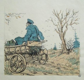 Иллюстрация к сборнику «Веселые рассказы». А. П. Чехов «Пересолил»