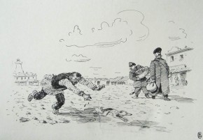 Иллюстрация к сборнику «Веселые рассказы». А. П. Чехов «Хамелеон»