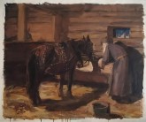 Иллюстрация к рассказу А. П. Чехова «Тоска»