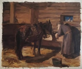 Иллюстрация к рассказу А. П. Чехова «Тоска»