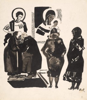 Рисунок для журнала «Безбожник»