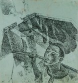 Самарканд. Мальчик над озером