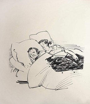 Заставка к рассказу А. П. Чехова «Восклицательный знак» для сборника «Пестрые рассказы»