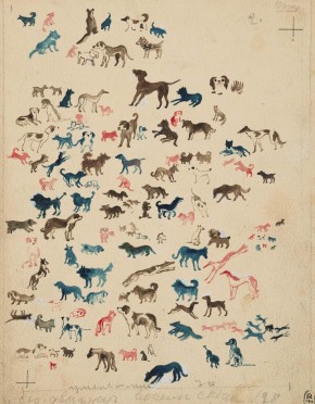 Иллюстрации к книге В. М. Ермолаевой «Собачки»