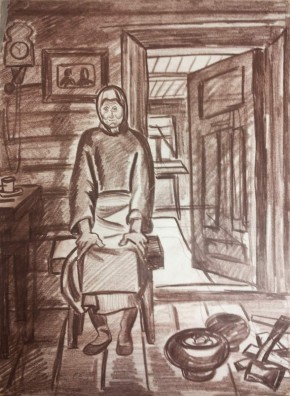 Одинокая. С. Малы Псковской области