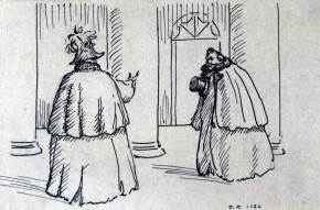 Барин Лапутин и швейцар