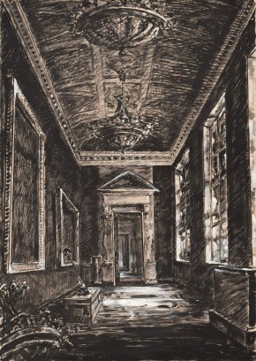 Ленинград. Русский музей. Август 1943 года. Второй зал Александра Иванова
