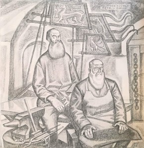 Pyotr and Kirill, blacksmiths from Pskov