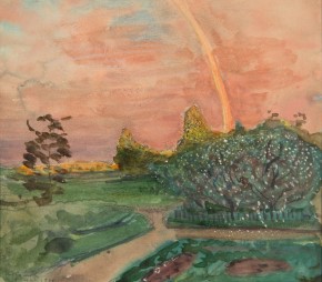 Пейзаж с радугой