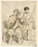 Слепой бандурист и мальчик