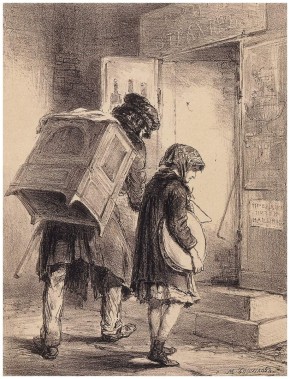 Странствующие музыканты у трактира