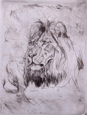 Лежащий лев