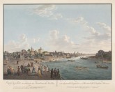 View of the Yauza Bridge and Shapkin’s House in Moscow