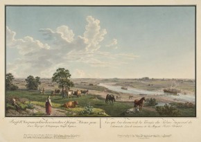 Вид императорского Коломенского дворца, места рождения государя императора Петра Первого