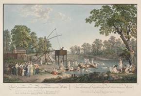 Вид Серебренических бань и окружностей их в Москве