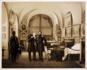 Известие из Крыма 1854 года. Кабинет императора Николая I в Зимнем дворце в Петербурге