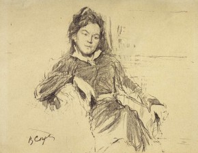 Портрет А. П. Остроумовой-Лебедевой