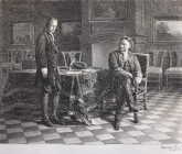 Петр I допрашивает царевича Алексея