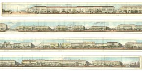 Панорама Невского проспекта. Левая, солнечная сторона Невского проспекта