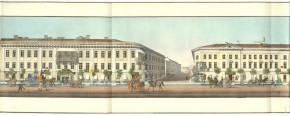 Панорама Невского проспекта. Левая, солнечная сторона Невского проспекта. Фрагмент 14