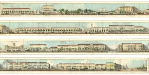 Панорама Невского проспекта. Правая, теневая сторона Невского проспекта