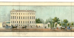 Панорама Невского проспекта. Правая, теневая сторона Невского проспекта. Фрагмент 02