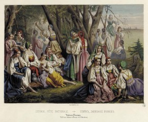 Семик, завивание венков