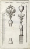 № 14. Жезл верховного церемониймейстера. № 15. Жезл герольдский. № 27. Штап команды кавалергардских офицеров