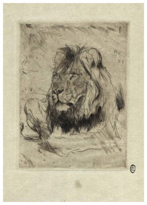 Лежащий лев