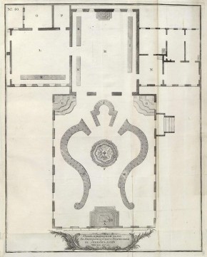 № 40. План придворной залы Анненгофского дворца