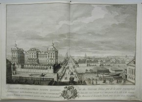 Проспект новопостроенных палат против Аничковских ворот от восточной стороны с частью Санкт-Петербурга и Невской перспективой дороги от реки Фонтанки