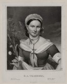 Портрет балерины Е. А. Телешевой в роли Зелии из балета «Приключение на охоте»