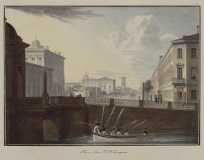 Невский проспект от Аничковского моста в сторону Адмиралтейства