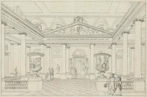 Большие парадные сени в главном здании Академии художеств