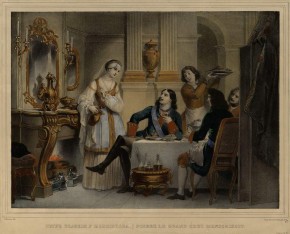 Петр Великий у Меньшикова