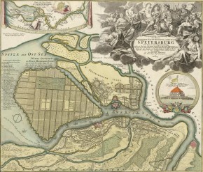 Топографическое изображение новой русской столицы и порта Санкт-Петербурга