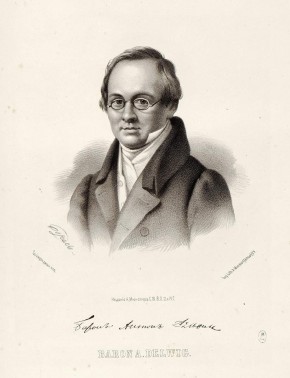 Портрет писателя А. Дельвига