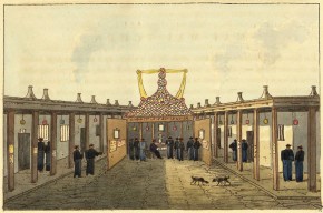 Вид улицы в Маймачене во премя празднества Белого месяца / Маймачен