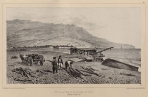 Вид города Ялта и залива. «Vue de Yalta»