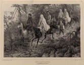 Татарская семья в дороге около Ялты. 