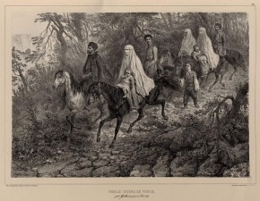 Татарская семья в дороге около Ялты. "Famille..."