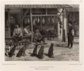 Татарский мясник и другие торговцы в Бахчисарае. «Boucher et autres ...»