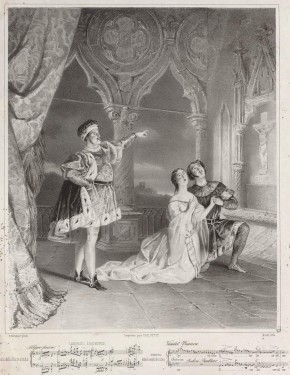 Виардо, Рубини, Тамбурини, поющие на сцене Большого театра в Петербурге