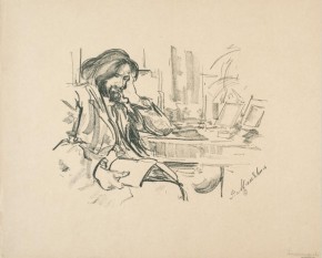 Портрет скульптора В. А. Беклемишева