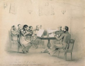 Квартет у М. Ю. Виельгорского