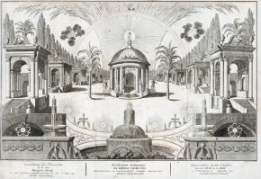 Фейерверк 23 сентября 1790 года в Петербурге на Царицыном лугу по случаю мира с Швецией