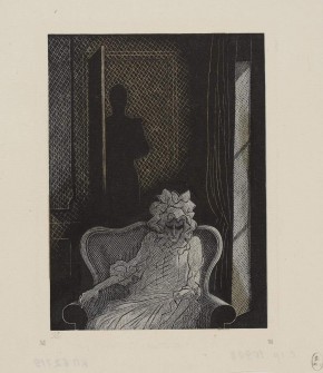 Иллюстрация к повести А. С. Пушкина «Пиковая дама»