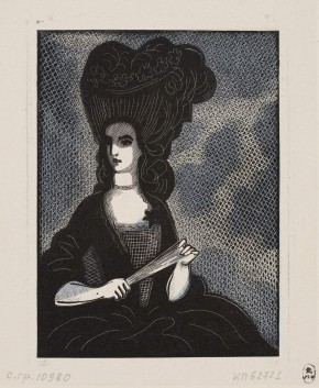 Иллюстрация к повести А. С. Пушкина «Пиковая дама»